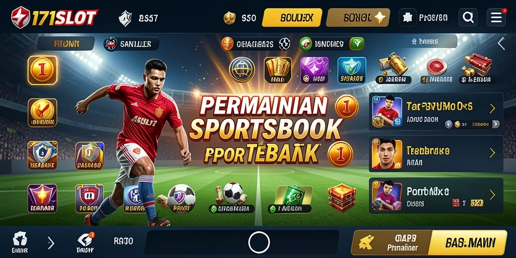 Tampilan gameplay Sportsbook yang menarik di 171SLOT.