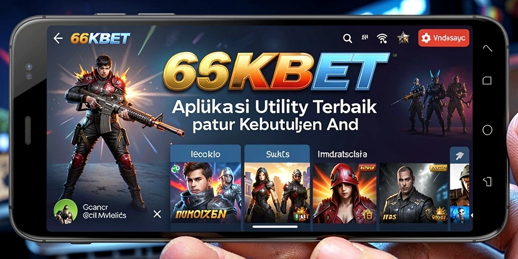 Screenshot utama 66KBET menampilkan antarmuka aplikasi yang intuitif.