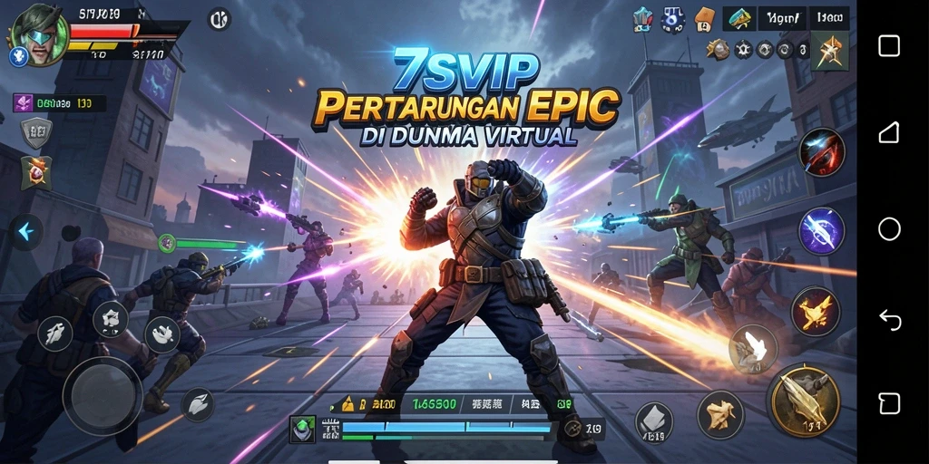 Gameplay Fighting yang intens dan seru di 7SVIP.