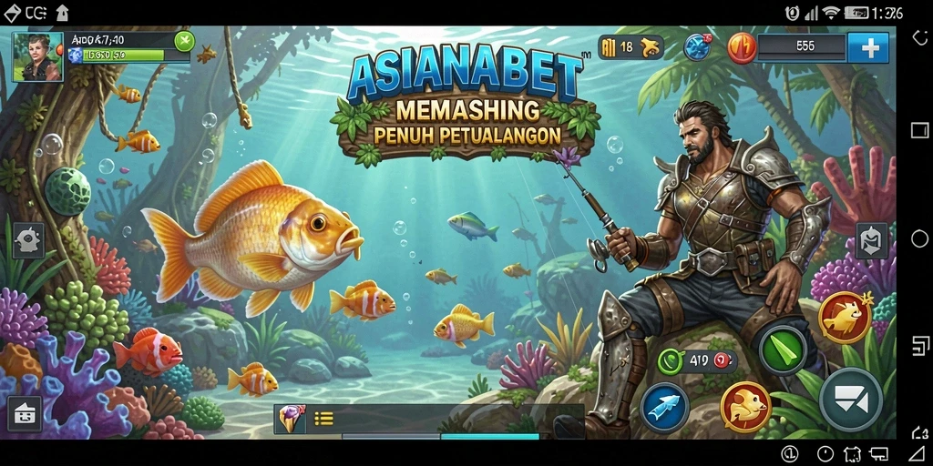 Screenshot gameplay ASIANABET menampilkan pengalaman memancing yang menawan.