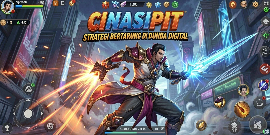 Tampilan layar gameplay CINASIPIT yang menegangkan dan strategis.