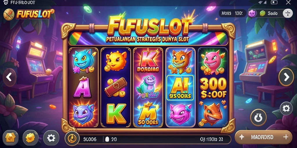 Tampilan menarik gameplay strategis FUFUSLOT saat memutar slot.