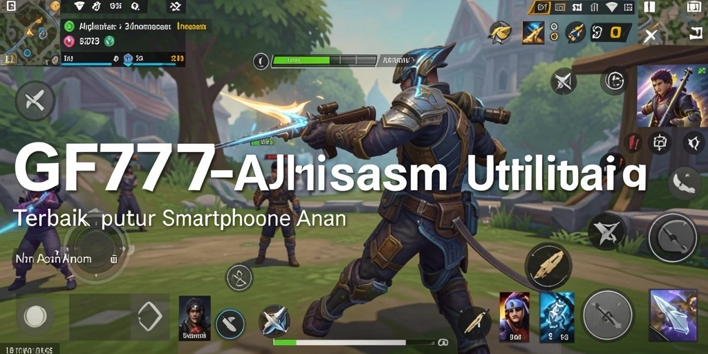 Tampilan antarmuka GF777 yang intuitif dan mudah digunakan.