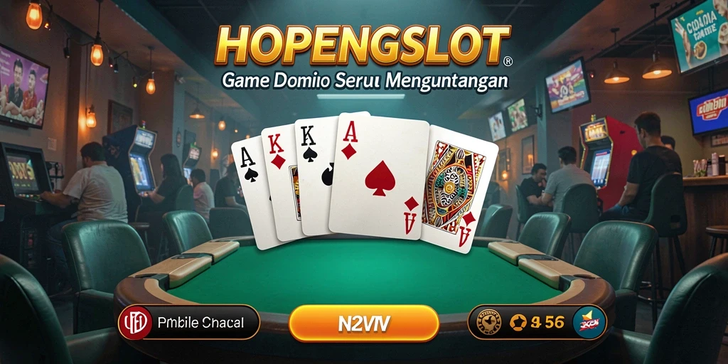 Tangkapan layar menunjukkan gameplay seru HOPENGSLOT dengan pemain yang bersaing di meja.