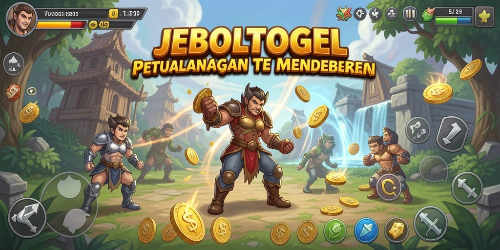 Screenshot JEBOLTOGEL menampilkan keseruan eksplorasi dunia terbuka.