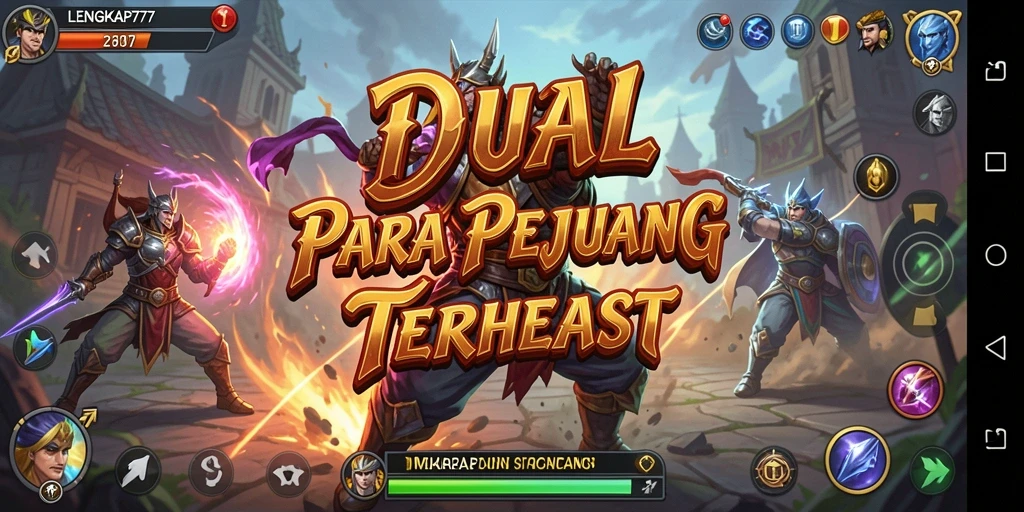 Tangkapan layar dari pertarungan seru di LENGKAP777.