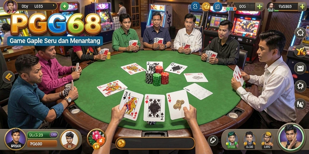 Tampilan gameplay seru dan menarik dari PGG68.