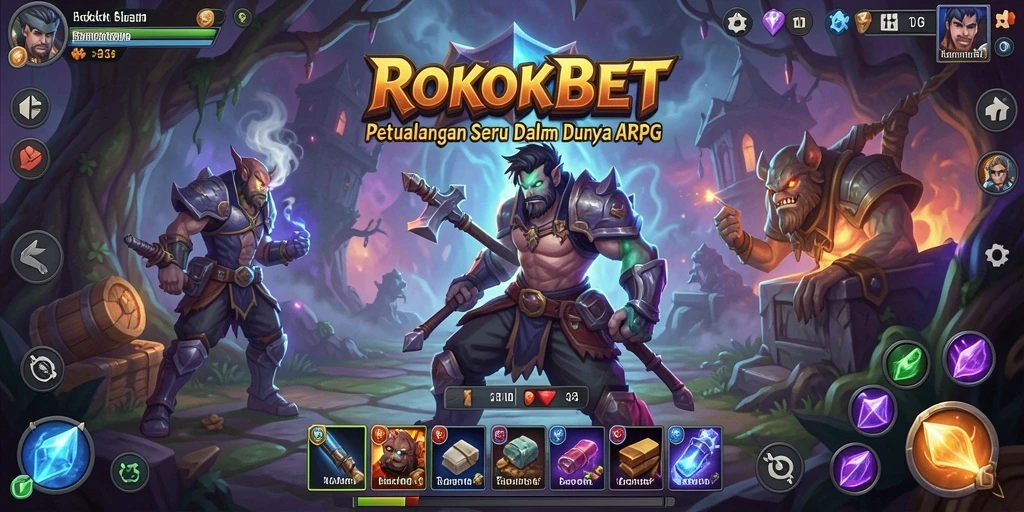 Tampilan gameplay seru di ROKOKBET dengan aksi petualangan yang menyenangkan.