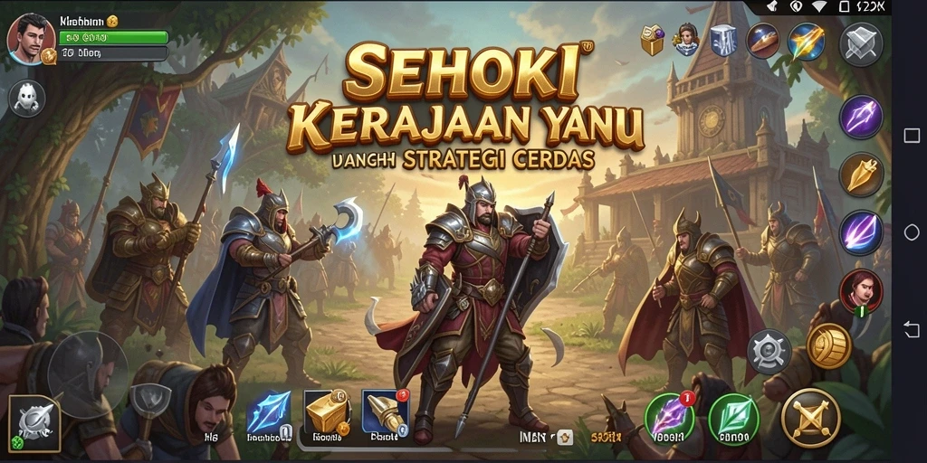 Tampilan gameplay SEHOKI yang menegangkan di medan pertempuran Tower Defense.