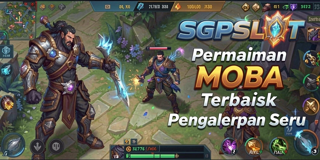 Gameplay seru SGPSLOT dalam pertarungan MOBA.