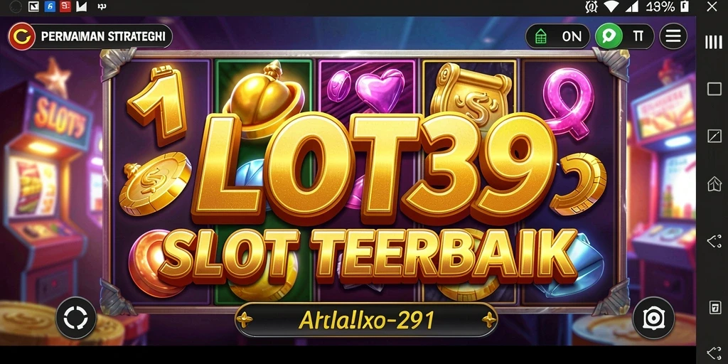 Tampilan gameplay menarik dari SLOT39 dengan berbagai mesin slot.