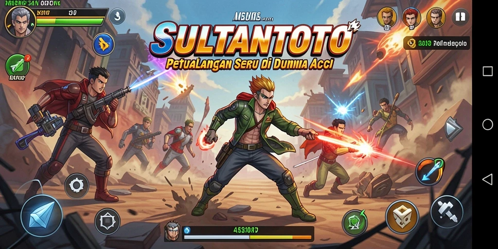 Gameplay aksi yang menegangkan dan seru di SULTANTOTO.