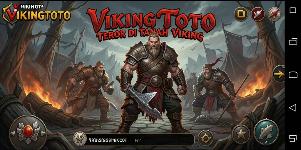 Tampilan menarik dari gameplay menegangkan VIKINGTOTO.